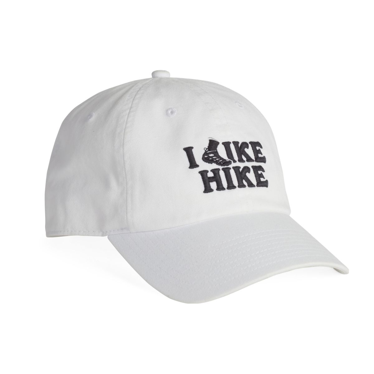 I Like Hike Dad Hat, Cloud Dancer, dynamic