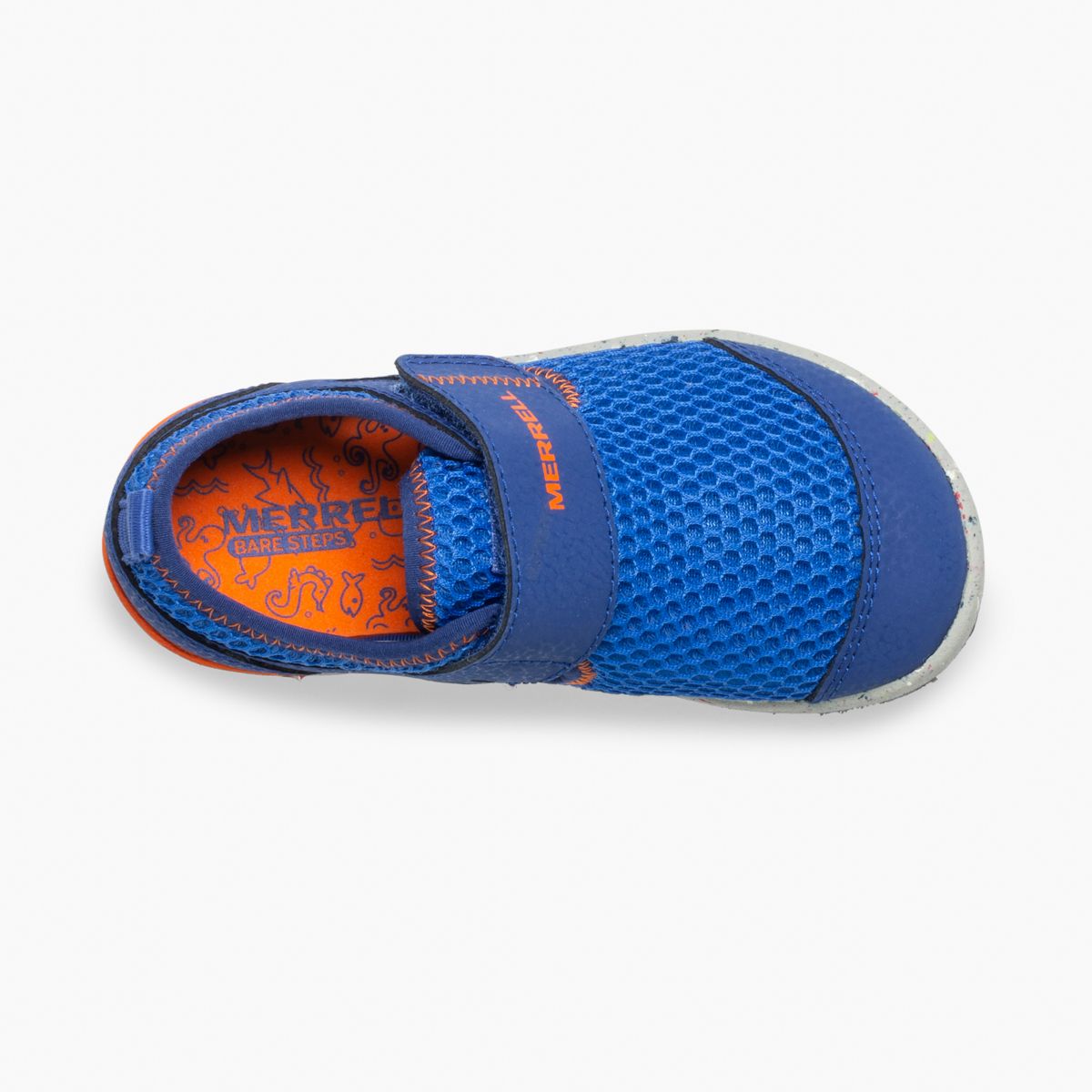 Bare Steps® H2O Water Shoe, Blue/Orange, dynamic 3